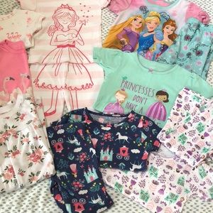 3T Pajamas Lot for Girls - Spring/Summer